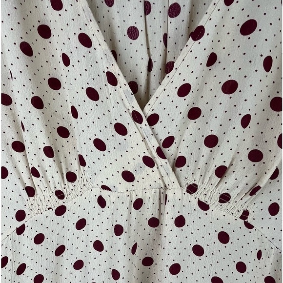 NOA NOA Baby Doll Dress Medium Whimsy Faux Wrap Rockabilly - Picture 3 of 16